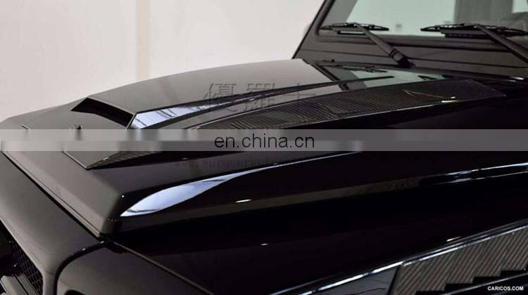 Carbon Fiber Engine Bonnet /hood scoop b-style for w463 G500 G63 to G800 modification
