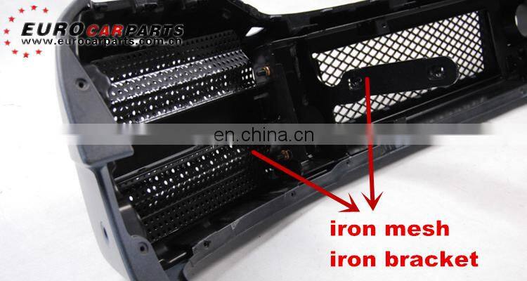 G63 full set fit for G-class W463 G500 G550 G55 2017year before front bumper grille fenders mirror PP material to G63 body kits