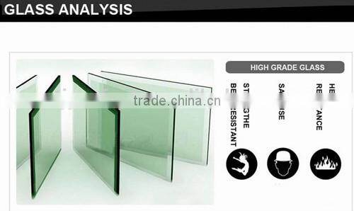 modern american furnitue tempered glass and chrome leg glass dining table