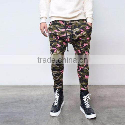 Camouflage Fleece Drop Baggy Sweatpants Standard Sports
