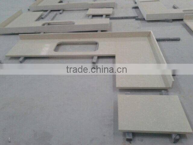 L shaped Quartz Tops, Quartz Island Tops