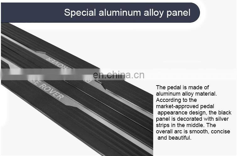 Good quality electric running board With Blue LED