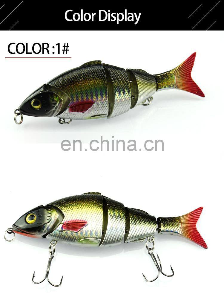 Wholesale 13cm 20.8g plastic swim baits plastic swim baits jointed swimbait lure