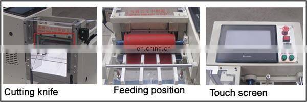Automatic flexible pipe cutting machine with feeder for pp pipe