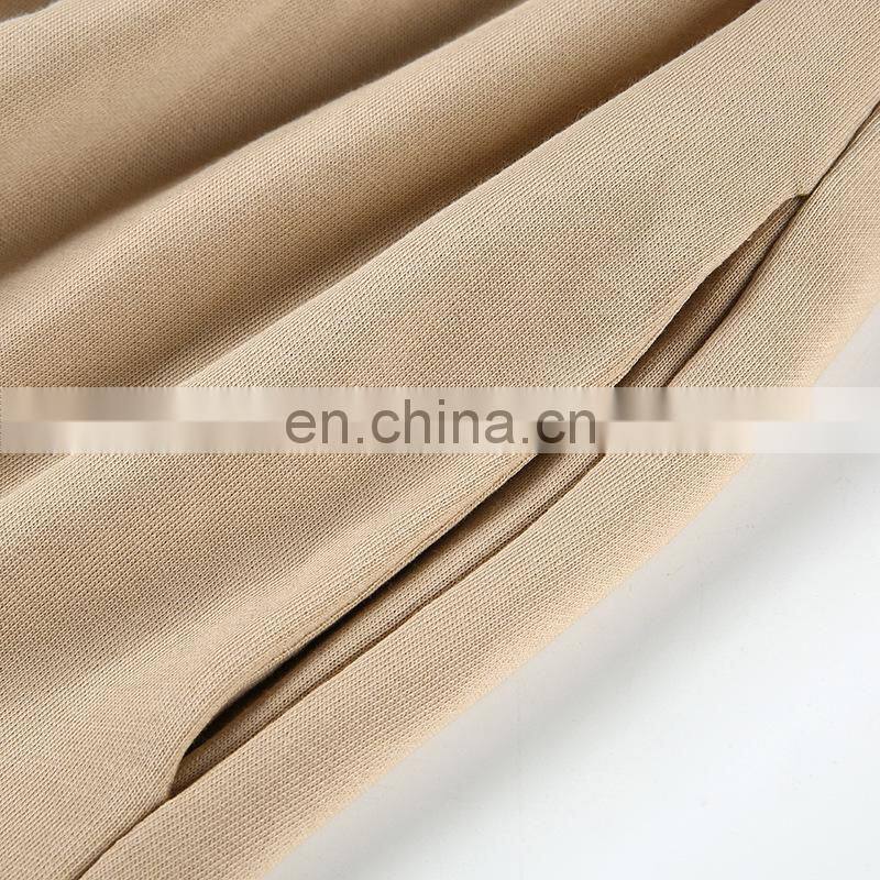 Europe and the United States 2021 foreign trade hot style women's clothing new trend basic earth color casual trousers trousers