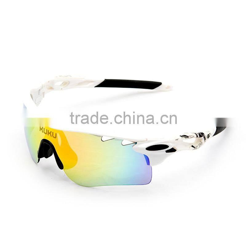 Hottest selling low MOQ color mixing 5 interchangeable lens bicycle sport sun glasses