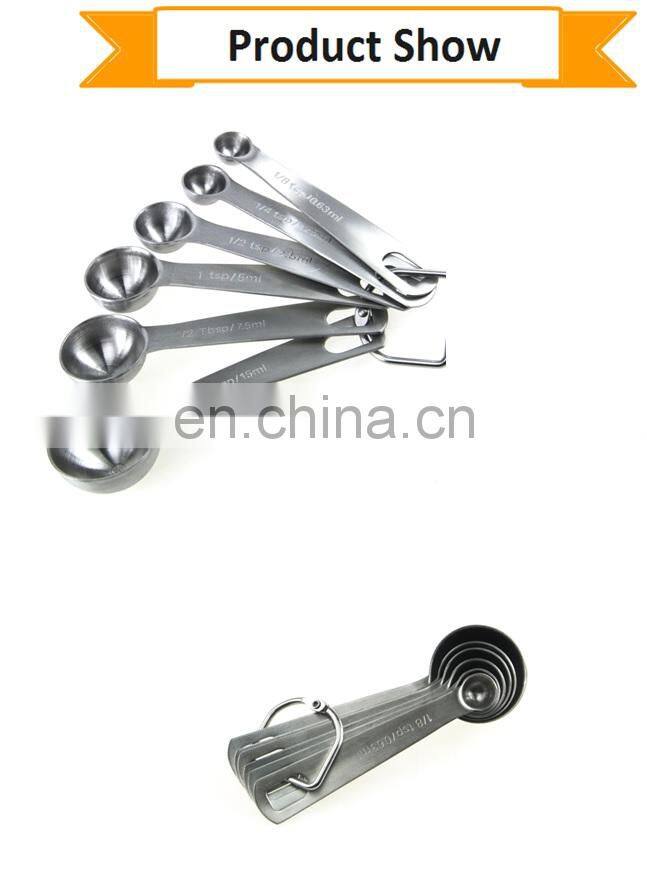 Kitchen Tool stainless steel measuring cups and spoons