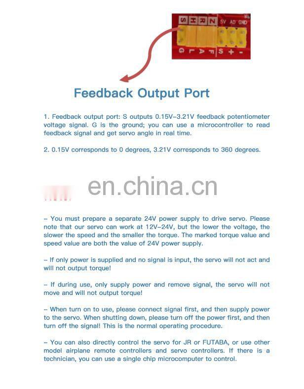 DHEA-CB 12-24V 110KG/CM Alloy Gears Magnetic Encoding Large Servo High Torque Digital Servo