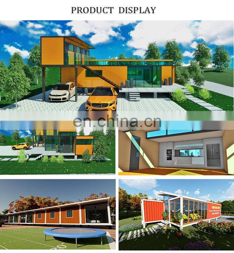 Prefabricated container homes 40ft luxury house for sale philippines