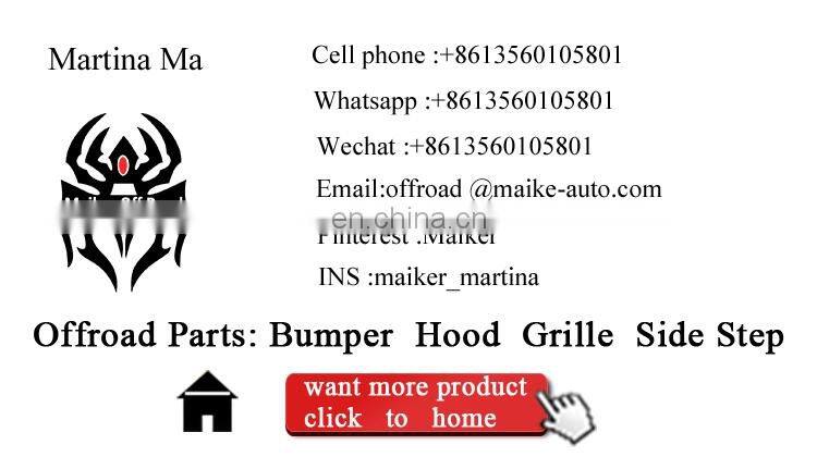 Retro Body Kits for Jeep Wrangler JK 07+ 4x4 Accessories Maiker Manufacturer Hood Grille Fender Flares