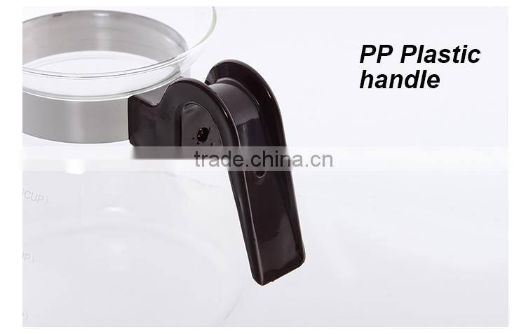 2016 new 1000ml 34oz promotion transparent water pot water carafe glass water kettle