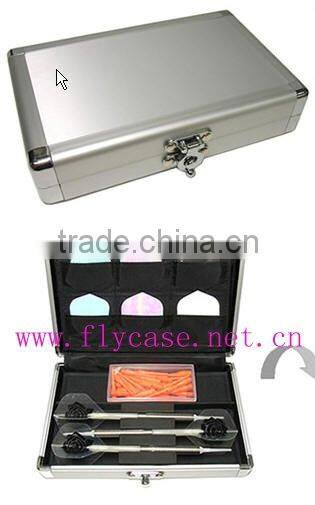Aluminium dart box/small aluminum game box/dart whole set box
