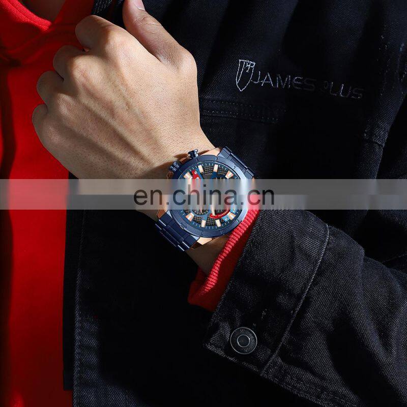 CURREN 8401 New Model Fashion Stainless Steel Men Quartz Watches Waterproof Men Wrist Watch