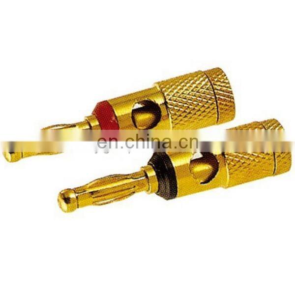 4 mm Audio Speaker Cable Connector Banana Plug metal fabrication service