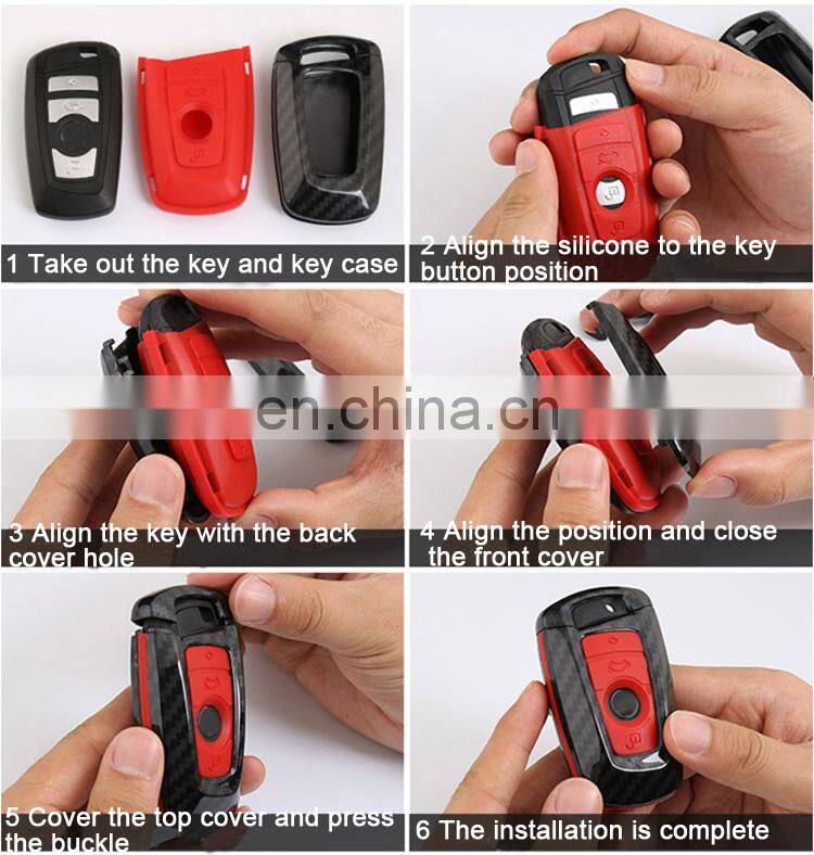 Customized ABS Silicone Different Buttons Car Key Cover Case For Civic Accord