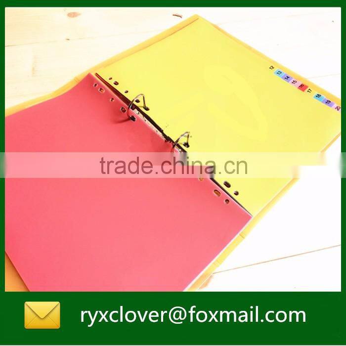 Index divider/paper file divier with colorful index tab