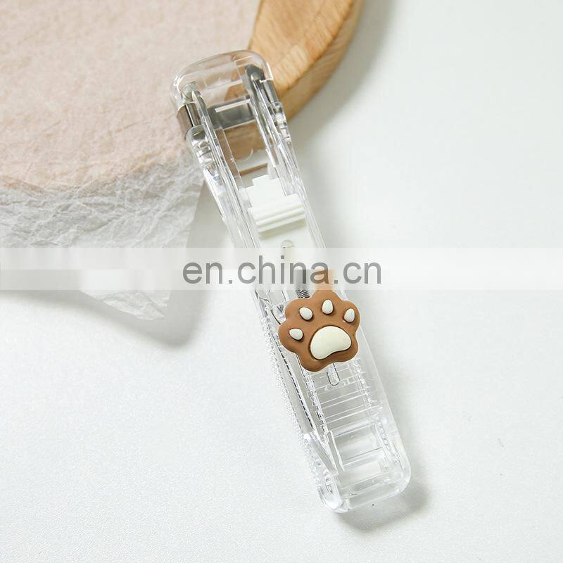 New Push Clip Stapler Staple Remover Binder Push Clamp Tape Dispenser Paper Clips Office Supplies Set Desktop Supplies