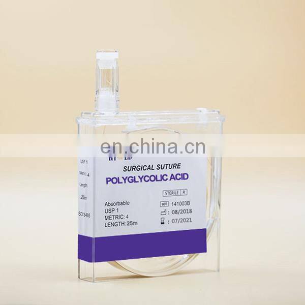 HDK Medical Surgical Absorbable PGA cassette suture for vet veterinary use CE ISO Approved manufacturer sutura