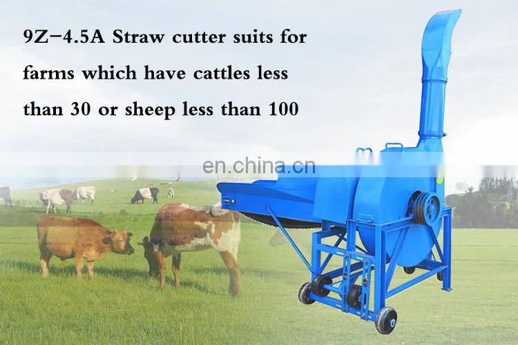 Small wheat straw pulverizer maize straw ensilage machine corn stalk silage hay grass grinder crusher