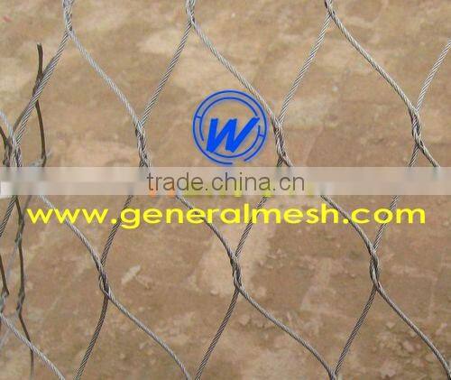 agriculture anti bird aviary mesh / net ,stainless steel stadium wire mesh ,hand woven or ferruled | generalmesh
