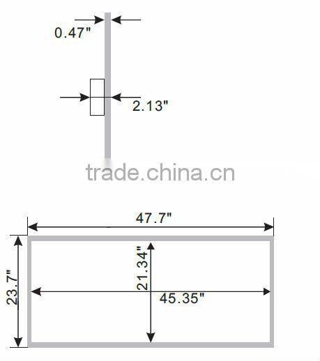 Widely use in hotels led panel lights in 2X4FT, wide input voltage.