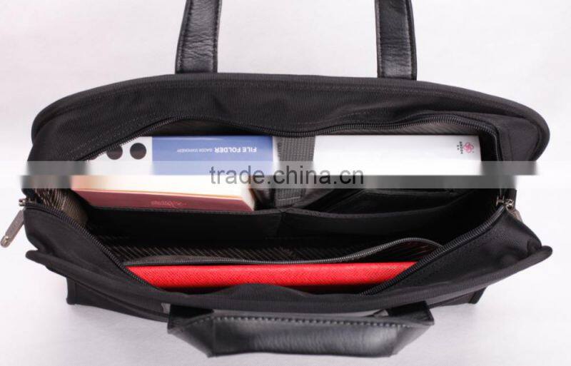 polyester material lightweight laptop briefcase bag