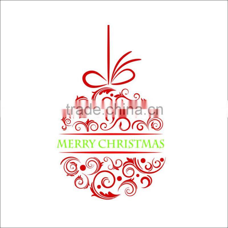 ALFOREVER Red vinyl quote christmas decals,vinyl christmas sticker