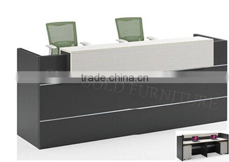 Popular elegant hotel reception counter furniture design (SZ-RTB023)