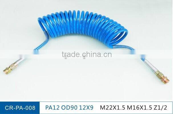 Trailer air brake coils PA12 nylon tubing suzi hose