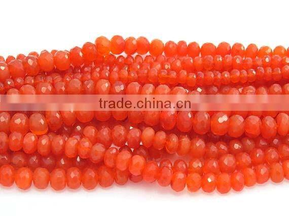 Carnelian Faceted Roundlle Beads 6MM,8MM,9MM,10MM Approx