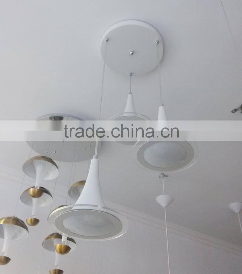 12w Trumpet LED Pendant Light Dining Room Creative Horn Lamp LED Droplight