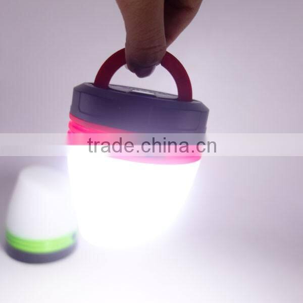 5 LED Small White Camping Light With Hook and Megent