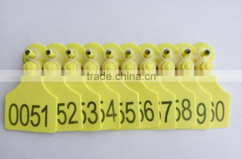 animal cow ear tag with TPU in H78mm W58mm)