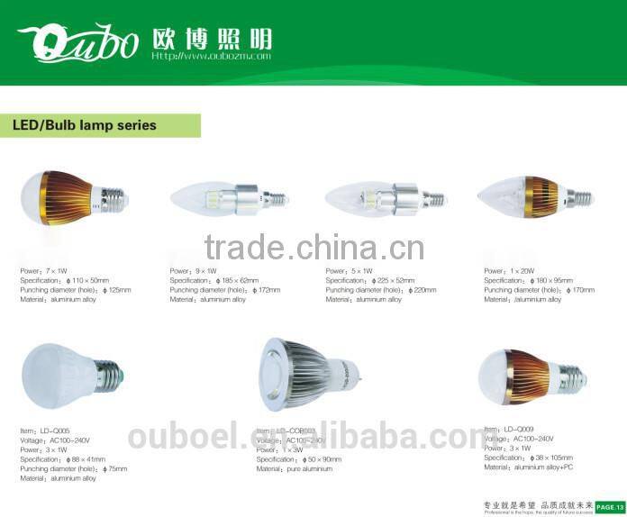 7w led bulb e27