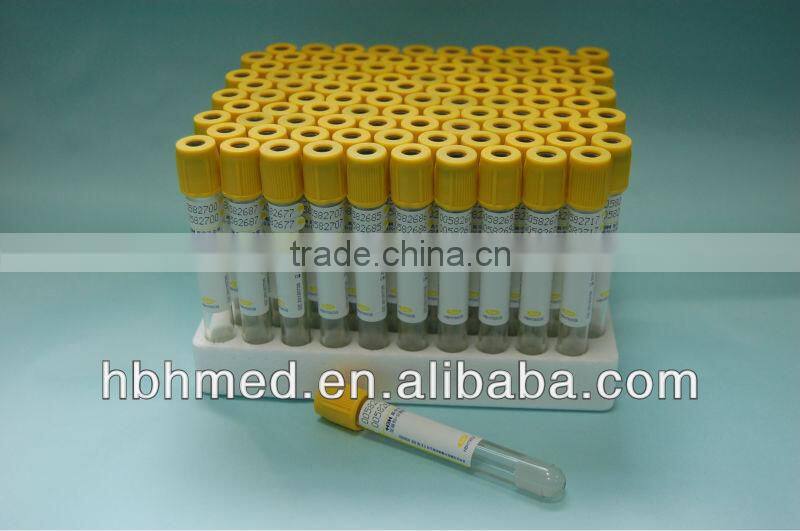 Beijing vacuum blood samples yellow blood tube