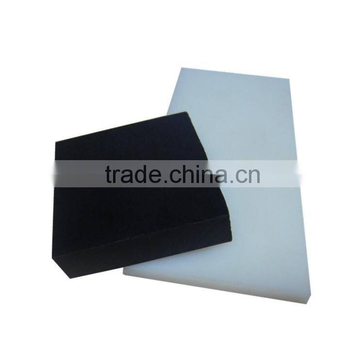 Custom made hardness block board cellulose acetate plastic black coloured POM acetal sheet