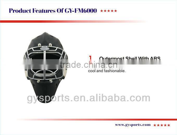 2015 hot sales,popular,professional floorball helmets with ABS outer shell, PE Foam,A3 steel cage