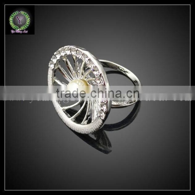 Hot Sale Fashion Necklace Earrings ringJewelry Set,