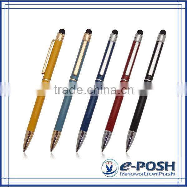 Elegant metal color slim twist action 0.7 mm hb mechanical pencil