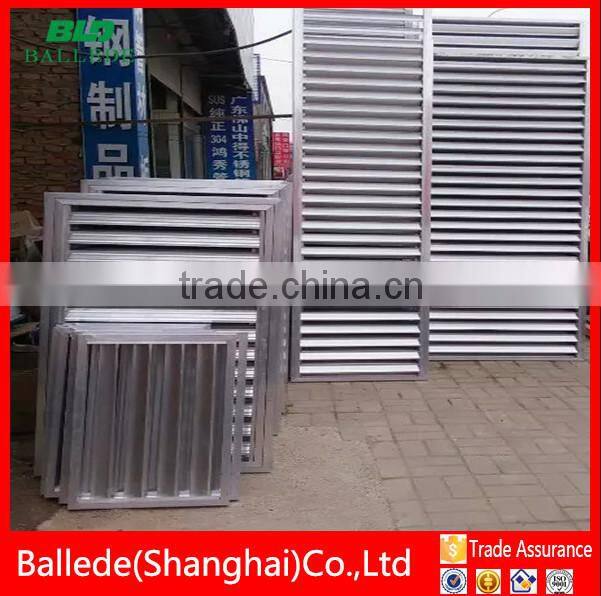 custom shape wall louvers