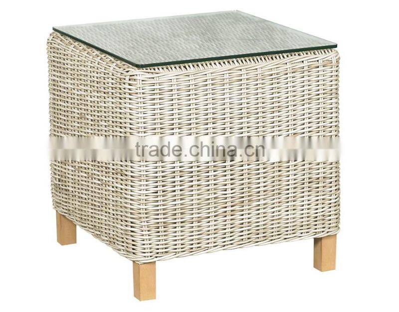 Outdoor rattan furniture PE patio wicker chaise sofa set