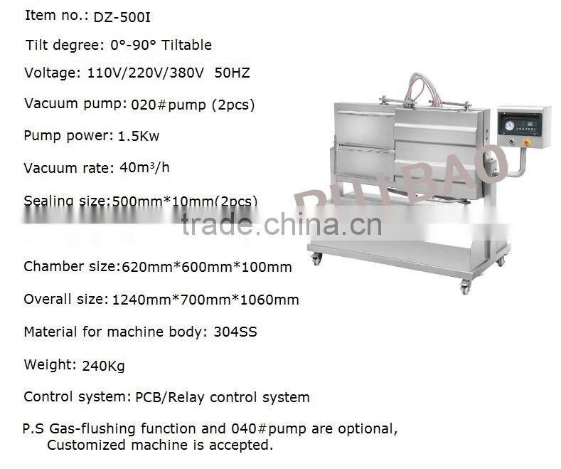 powder DOUBLE CHAMBER VACUUM PACKAGING MACHINE