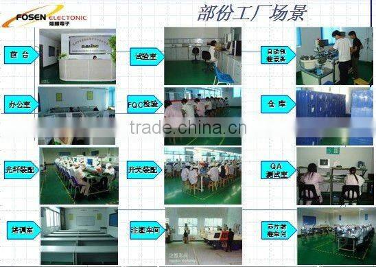 AV pin jack and optical fiber jack DQT(R)-022C