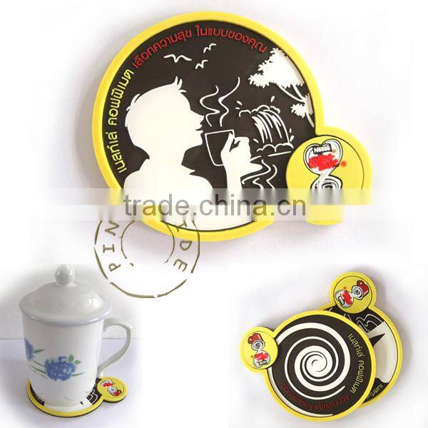 beautiful 3d soft pvc mug for gifts;home decoration