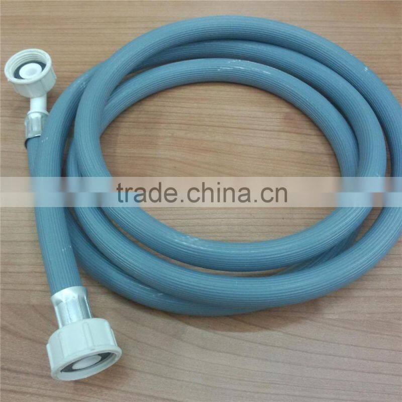 washing machine inlet outlet hose/PVC inlet hose European market/Plastic flexible washing machine drain hose/pvc flexible hose