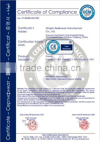 new style entertaining plastic canoe kayak