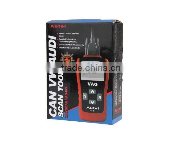 2014 Wholesale best ! autel MaxiScan Code Reader VAG405 Can Bus OBDII/EOBD Scanner VAG 405 fault code scanner with high quality