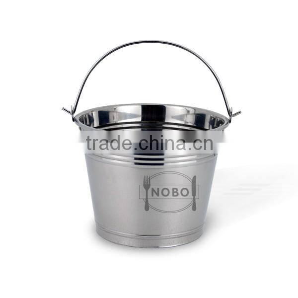 Nobo Factory Durable Stainless Steel Water Bucket for Kitchen