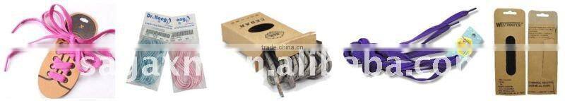 4mm quadrilateral black orange shoelaces