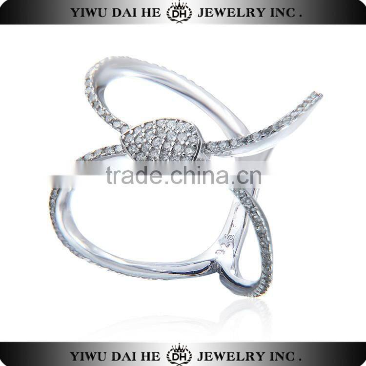 Hot sell knuckle 925 sterling silver ring setting
